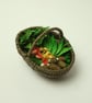 Miniature Spring foragers Basket, 1:12 scale - Image 1