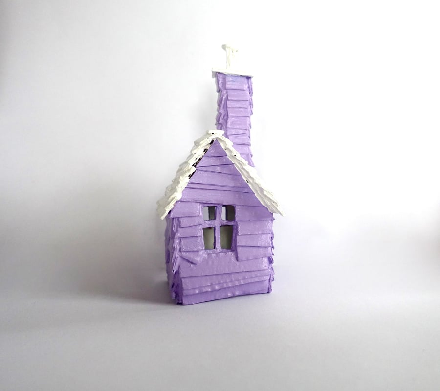 Little Purple House - SALE ITEM READY TO SHIP