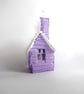 Little Purple House - SALE ITEM READY TO SHIP - Image 1