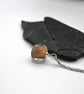 lampwork glass topaz nugget pendant necklace - Image 3