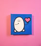 Chep with a heart - mini canvas - Image 3