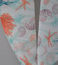 Handprinted chiffon scarf Seashore  - Image 1