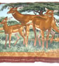 On Safari Gazelles under trees cushion - Image 1