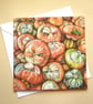 Greetings card - blank - Pile of Pumpkins - Image 1