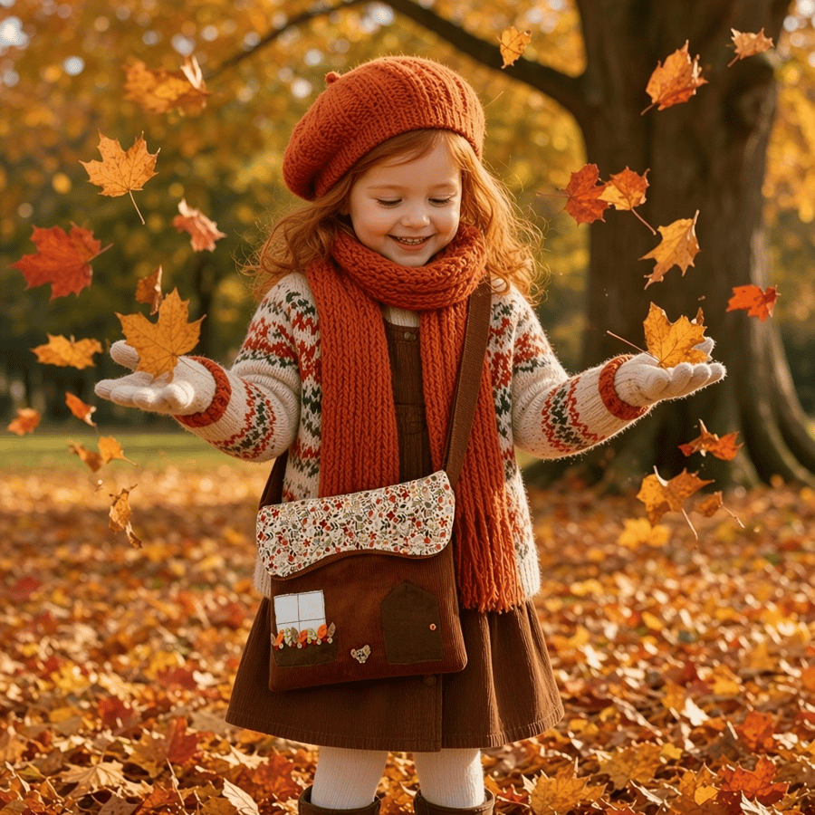 Autumn Cottage Over the Shoulder Bag