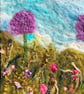 Alums  - Needle felted picture -  - Image 2
