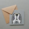 Emperor Penguin family card