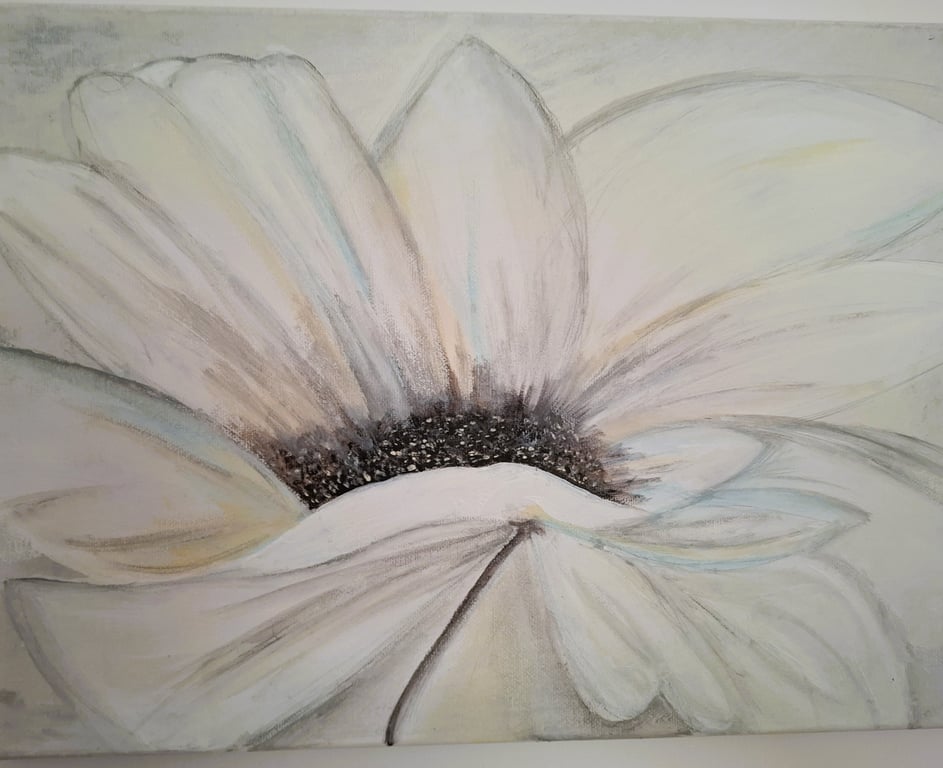 Original Acrylic Painting - Abstract Art – Floral Painting