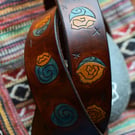 Solar Eclipse Leather Belt