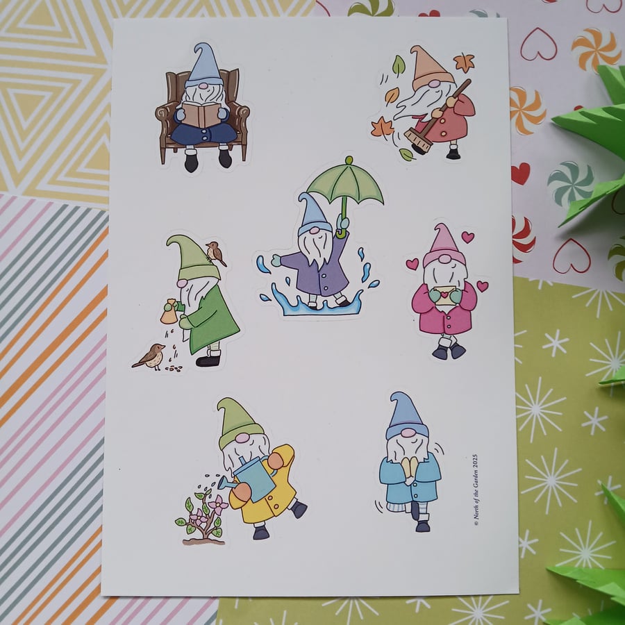 Gonk Waterproof Vinyl Sticker Sheet