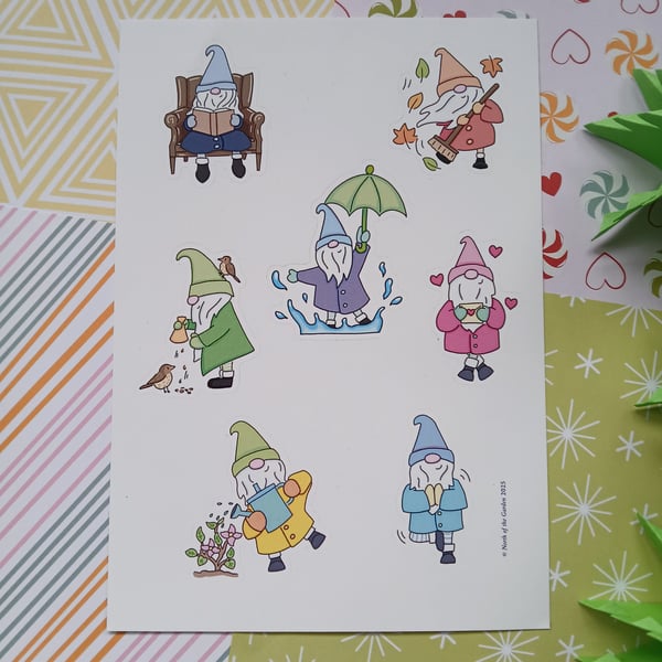 Gonk Waterproof Vinyl Sticker Sheet