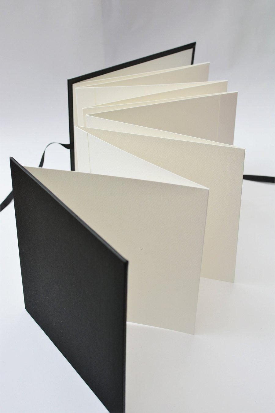 Large Concertina-Accordion Blank Book, 20 x 20 