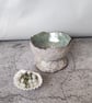 Handmade Coral Sculpture, Hand Painted Mother of Pearl Effect, Seaside Bowl - Image 3