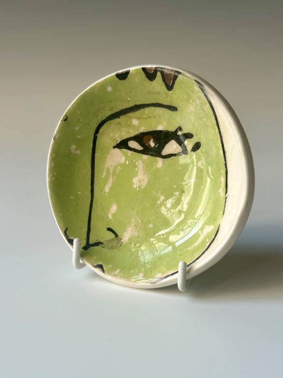 Small Portrait Ceramic Dish