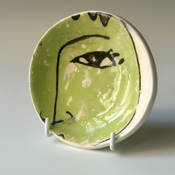 Small Portrait Ceramic Dish