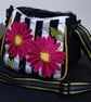 Pink Painted daisy Handbag - Image 1