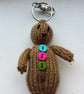 Gingerbread man bag charm - Image 1