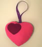 Felt Heart Hanging Decoration - UK Free Post - Image 2