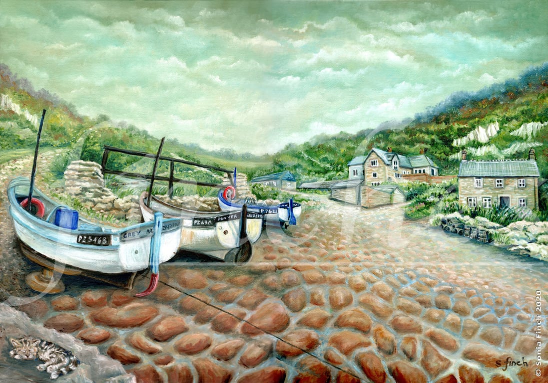 A Cornish Cat - Limited Edition Giclée Print