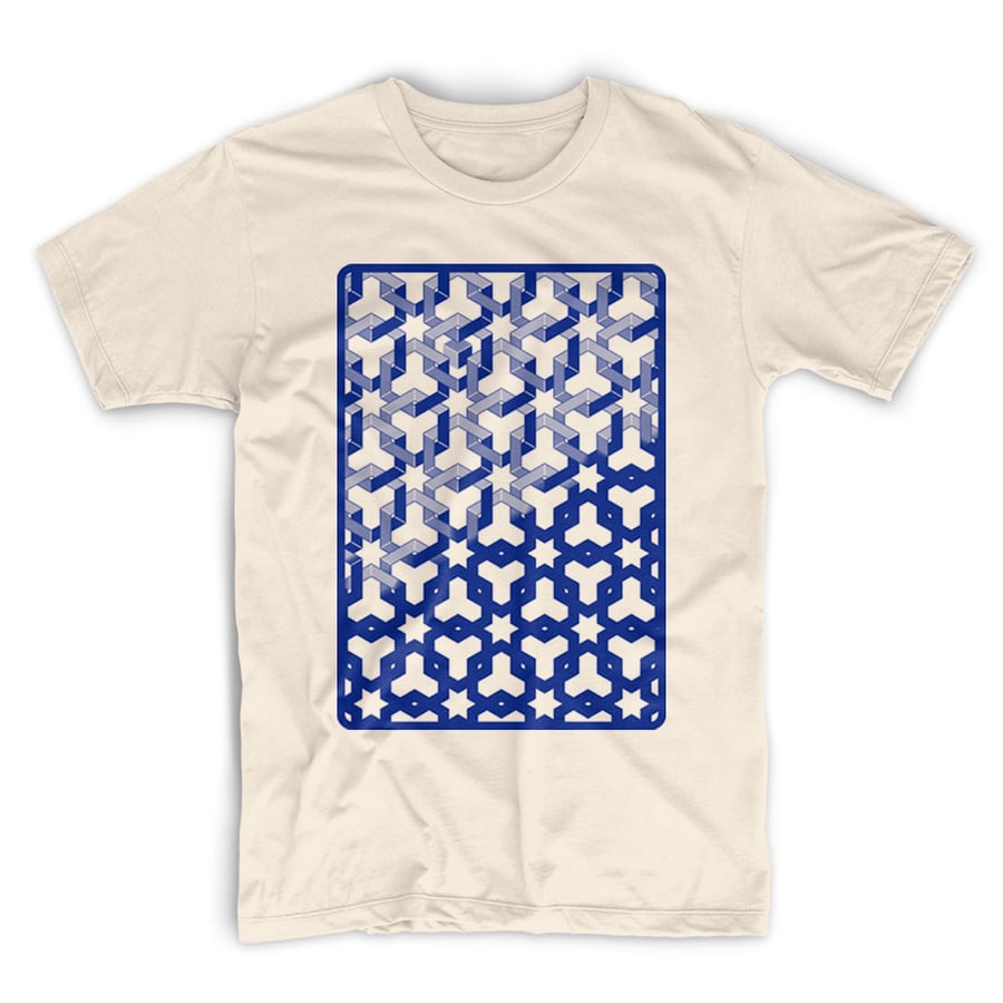 Hexagon Space men's grey T shirt