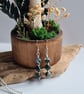 Handmade Natural Moss Agate & 925 Sterling Silver Drop Dangle Earrings Gift Box - Image 10