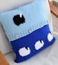 Sheep Cushion Knitting Pattern in Patchwork.  Digital Pattern - Image 3