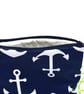 A nautical style water resistant zipped pouch. - Image 2