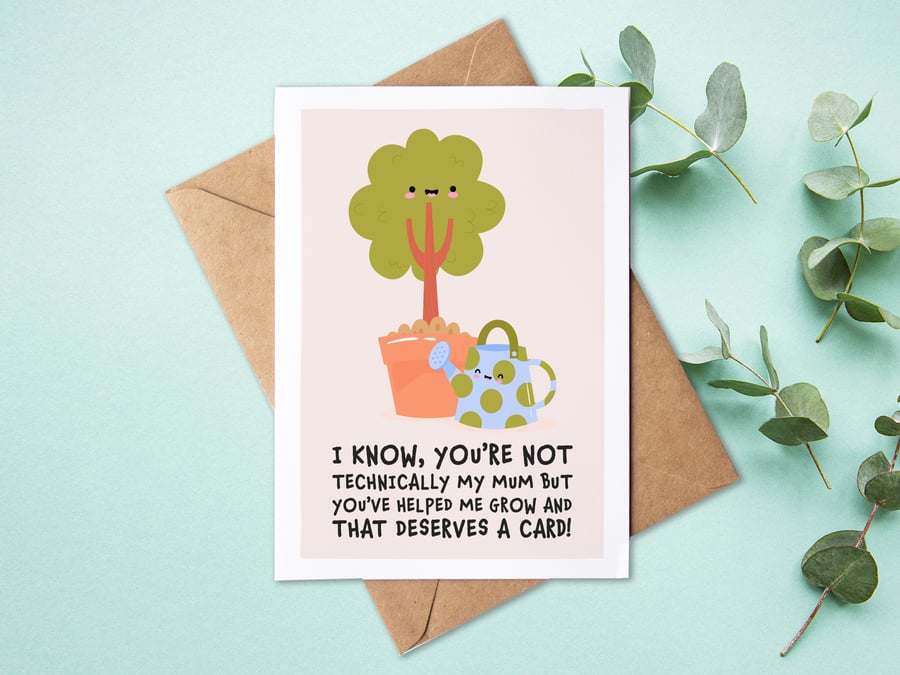 Thank You For Loving Me! Mother's Day Greeting Card