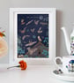 British Bats Nature Guide Illustration Print - Image 8