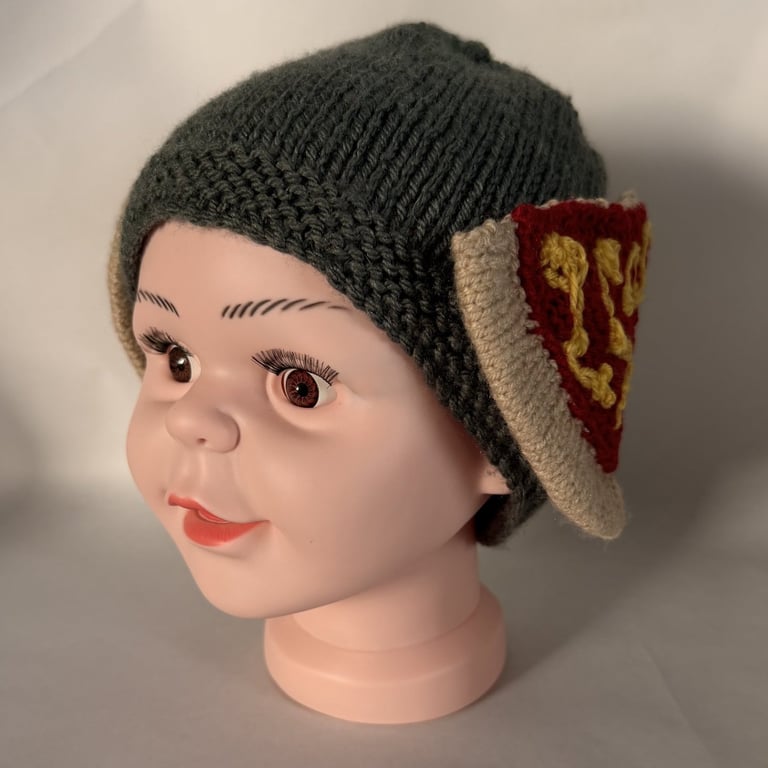 "Who wants pizza!" Hand Knitted Children's Hat