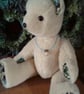 Acorn, collectable bear hand made from Alpaca wool fabric, Autumnal colours. - Image 7