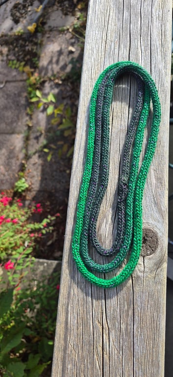 Long Yarn Rope Necklace Winterwear Unusual Gift Sparkly