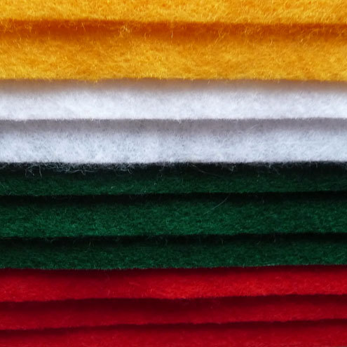 'Christmas' Recycled Felt Sheets