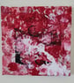 Original Textured Acrylic Abstract Painting - Crimson Pulse One