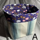 Fabric storage tub - large