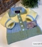 Designer Hand Knitted Baby Cable Cardigan-Jacket 6-12 months size - Image 4