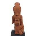 nigerian Nok statue, african figurine, hand painted terracotta effect, 