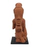 nigerian Nok statue, african figurine, hand painted terracotta effect, 