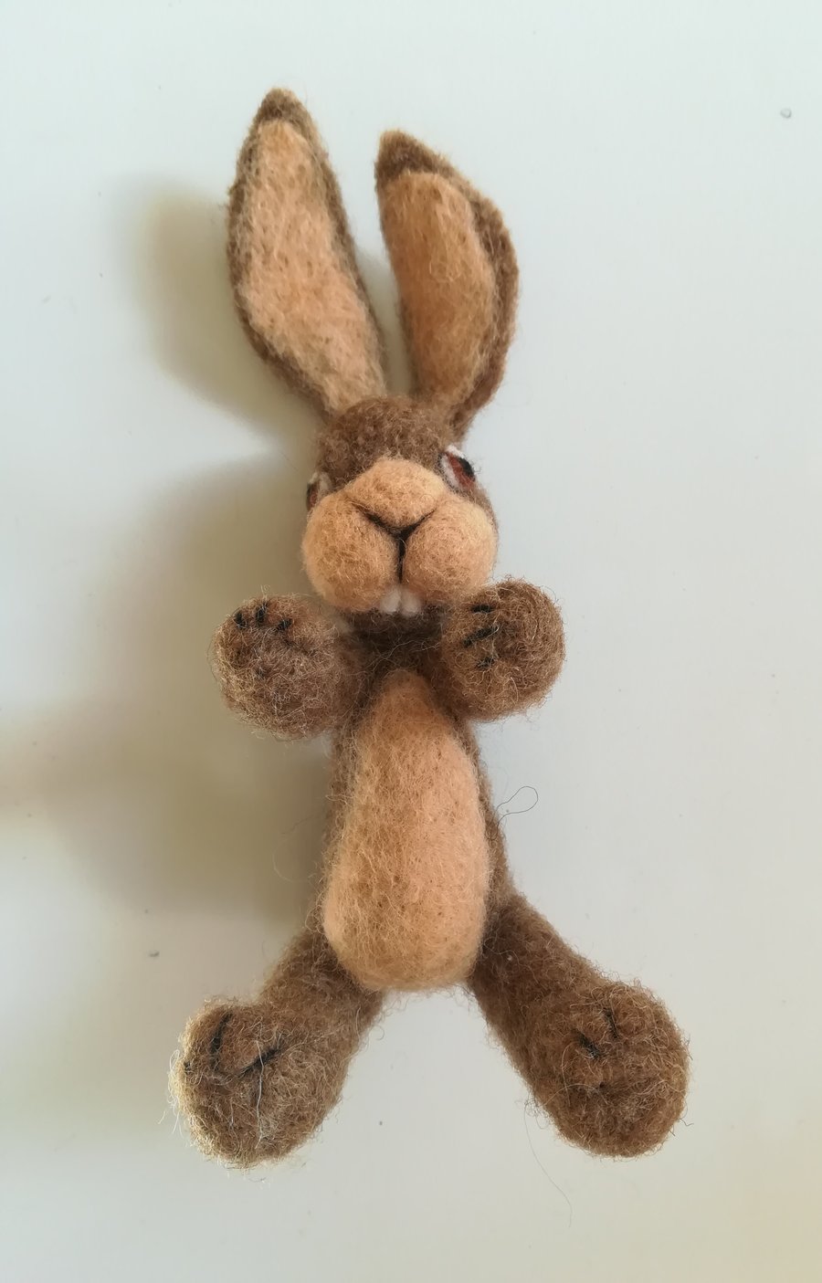 NATASHA Rabbit, Needle felting kit crafts Crafting, handmade wool 