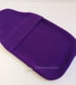 Reserved item for Julie (Dew Drop Crafts) 1 Purple fleece hot water bottle cover - Image 2