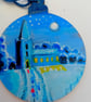 Christmas Eve tree decoration hand painted - Image 2