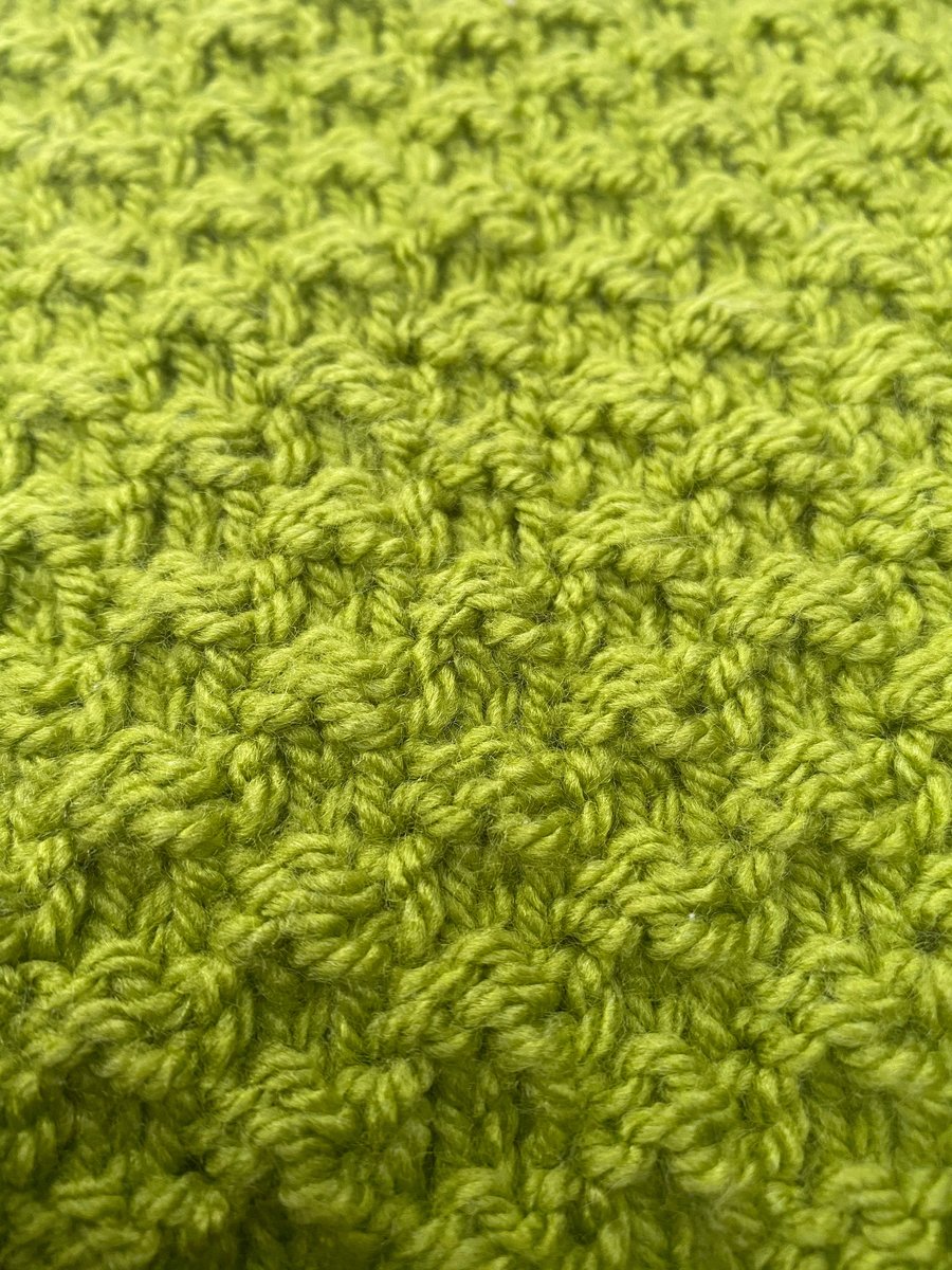 Dog Jumper with a Roll Neck in Double Moss Stitch - Large Size
