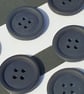  23mm 36L Classic 4 hole button NAVY matt finish - Image 5