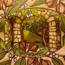 Hand painted 3D greetings card