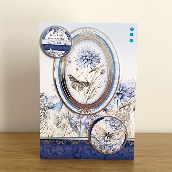 Handmade You Are Amazing Silver Foiled Luxury A5 Birthday Card