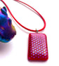Spotty, dotty dichroic glass pendant - Image 3