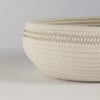 Seaview Bowl, a coiled rope bowl with a green stitched detail