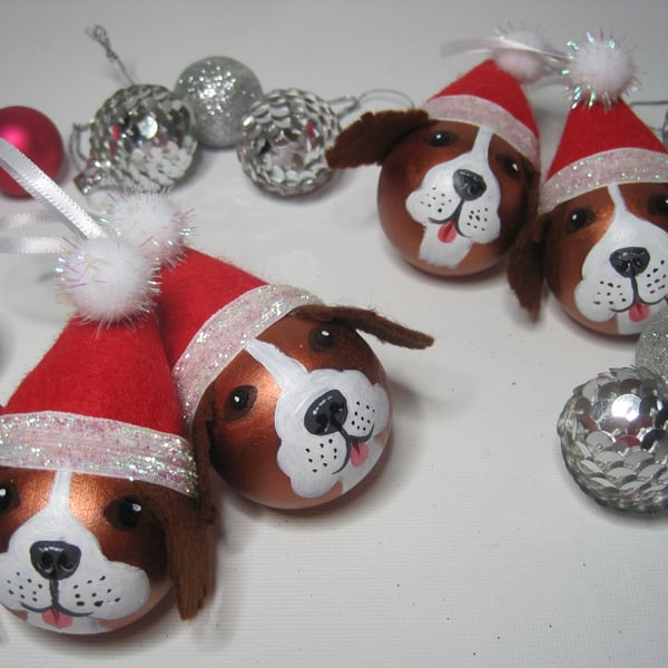 Dog Christmas Decorations SALE Folksy