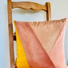 Plant dyed Silk Cushion