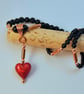 Murano Glass Heart, Onyx & Copper Necklace, Birthday, Anniversary, Gifts For Her - Image 6